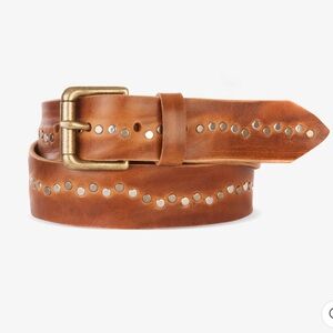 Brave Leather belt - “Jaak Skrunchy” Cognac 36”